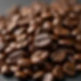 Close-up of Jacobs Monarch coffee granules showcasing texture and color