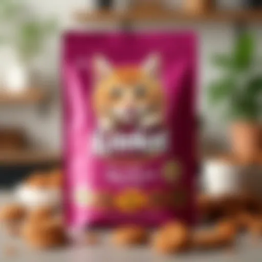 Delicious Kitekat cat food package showcasing a variety of flavors