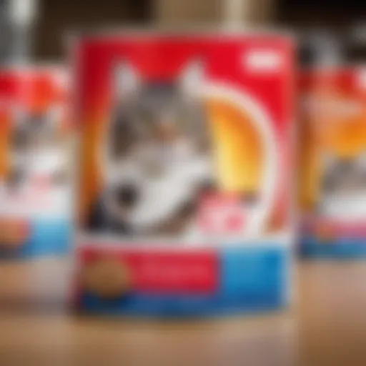 High-quality Purina cat food package