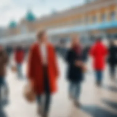 Local residents at Krasnodar Station