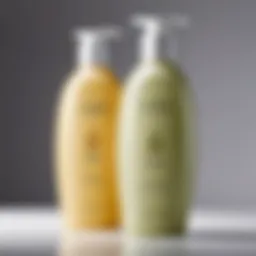 Detailed view of Lauren shampoo bottle showcasing its design