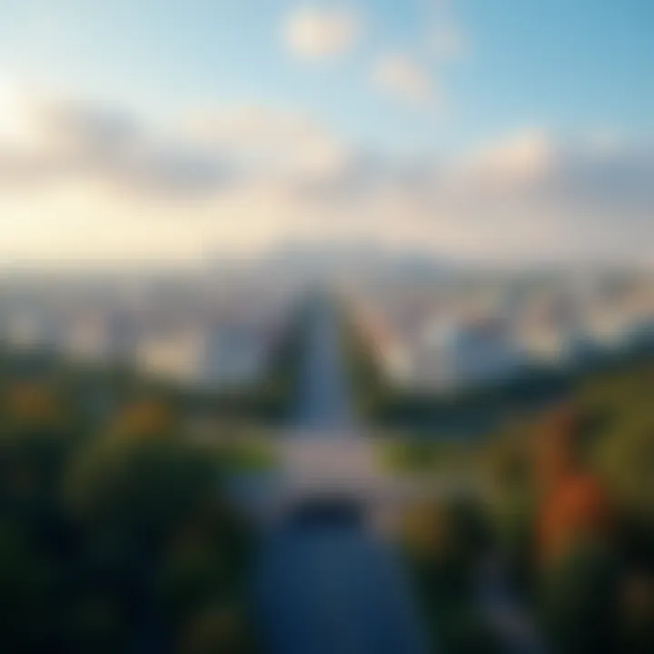 A scenic view of Lipetsk city skyline