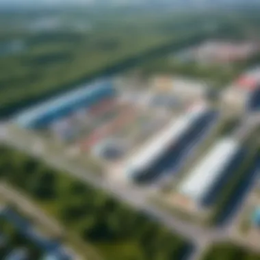 Location Map of MFC in Podolsk Map showing the location of the multifunctional center