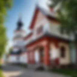 A scenic view of Murom showcasing its historical architecture.