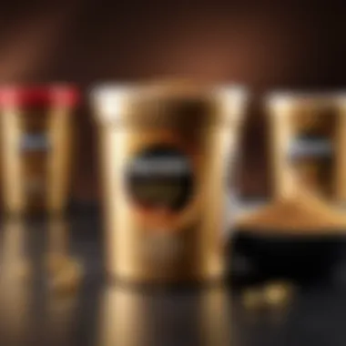 A close-up of Nescafe Gold 190g packaging highlighting its premium quality.