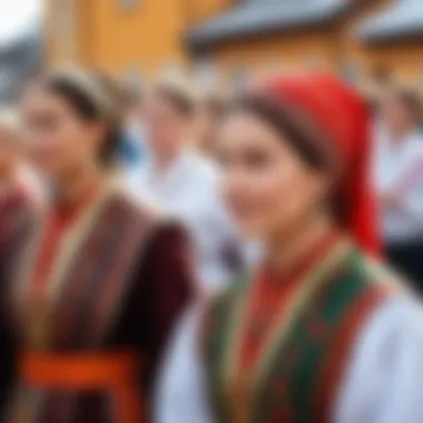 Cultural events in Nesterovskaya celebrating local traditions.