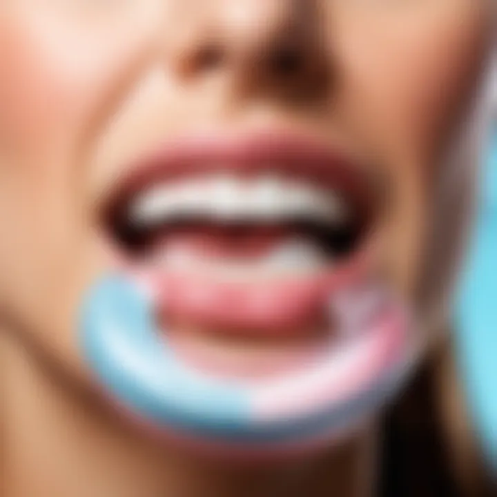 Illustration of health benefits associated with chewing gum