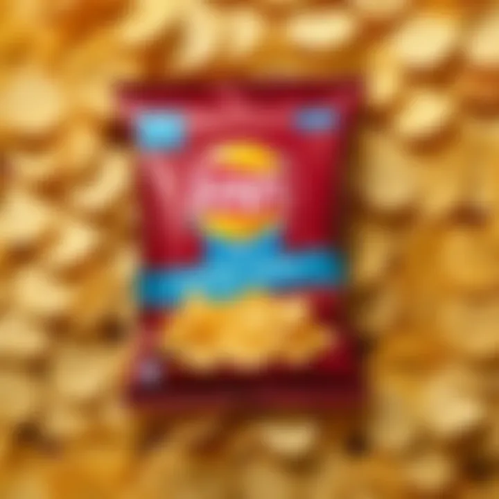 Details on the packaging features of Lays chips