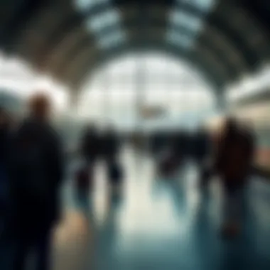 Passengers waiting in the terminal at Kursky Station