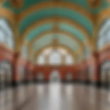 Exterior view of Pavelsky Railway Station showcasing its architectural grandeur