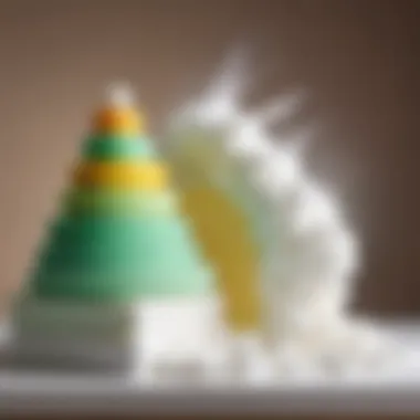 Visual representation of foam's energy-saving properties