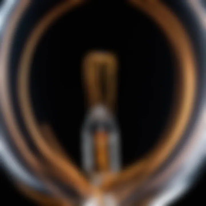 Close-up view of the filament inside a Philips incandescent bulb