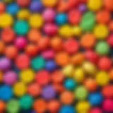 Colorful assortment of Play Doh modeling clay.