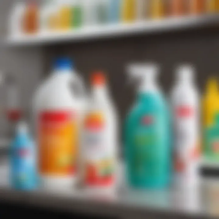 Comparison of cleaning products