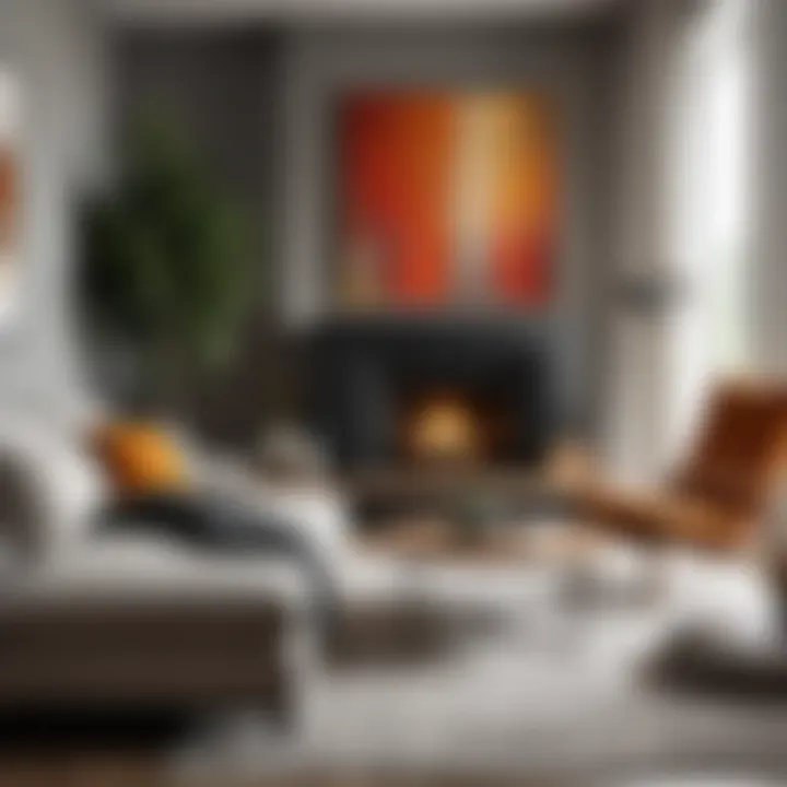 Trendy home décor items enhancing interior aesthetics