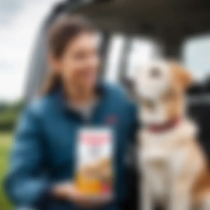 Testimonials from dog owners on Purina Van