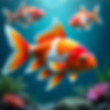 Digital platforms showcasing puzzle fish for consumer insights