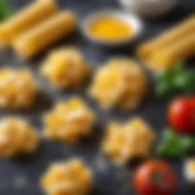 A detailed look at the ingredients of Rollton egg pasta showcasing its quality