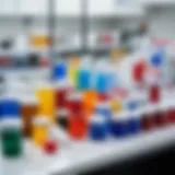 Variety of sample collection containers used in laboratories