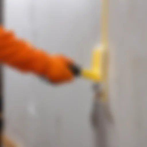 Self-adhesive foam sealant applied in construction