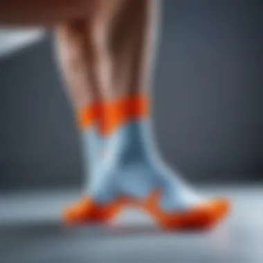 Innovative silicone socks showcasing flexibility and durability