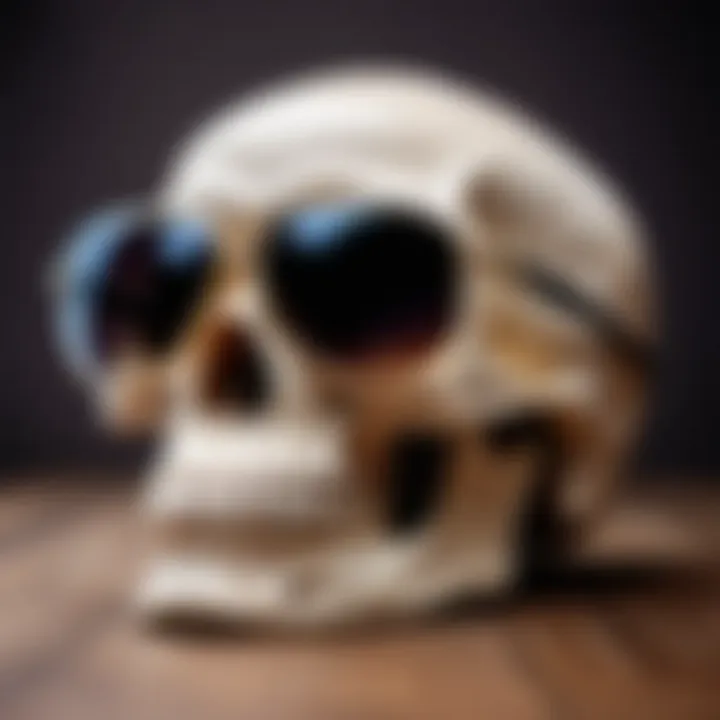 Functionality of skull glasses in modern lifestyle