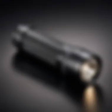 Compact Flashlight Design Compact flashlight showcasing its design and features