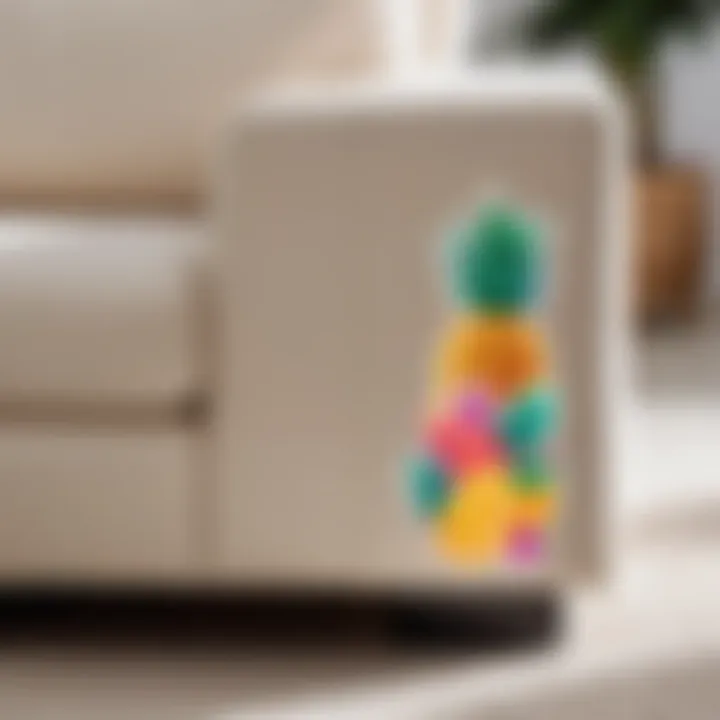 Soft furniture leg stickers enhancing interior aesthetics