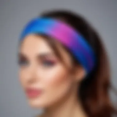 Soft hair band in vibrant colors