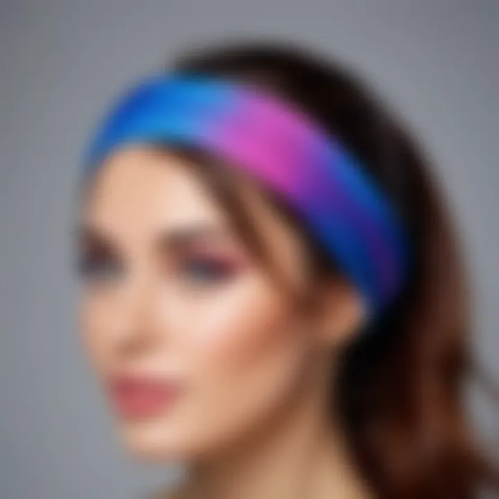 Soft hair band in vibrant colors