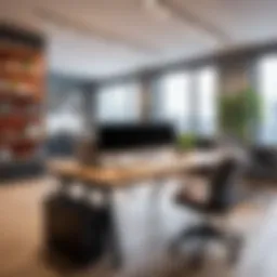 A modern workspace designed for efficiency