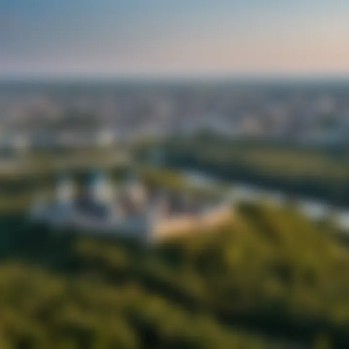 Panoramic view of the ancient city of Staraya Russa