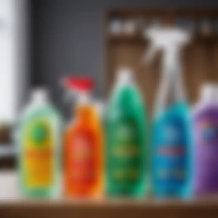 Comparative analysis of cleaning products