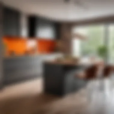 Harmony in Kitchen Design with Art Stylish kitchen with harmonious art placement