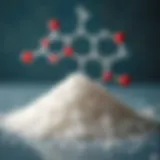 Chemical structure of sugar