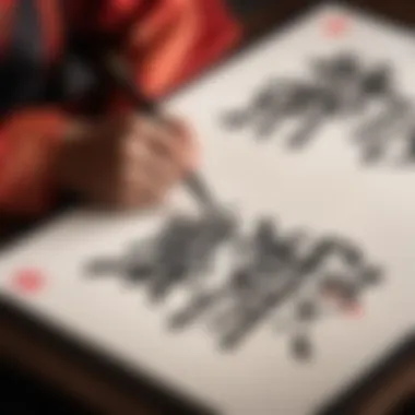 Cultural representation of Chinese calligraphy