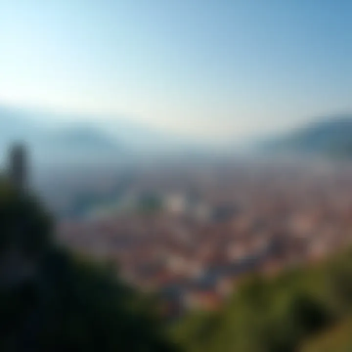 A panoramic view of Tbilisi showcasing its unique architecture and landscape