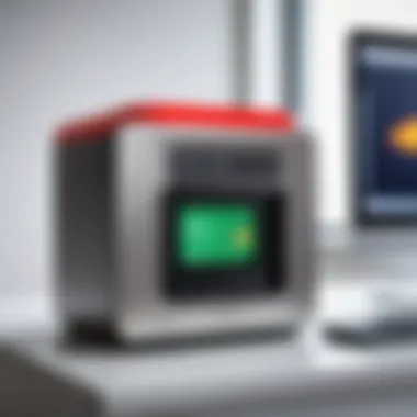 Contemporary Innovations in Money Boxes Modern money box with a digital display