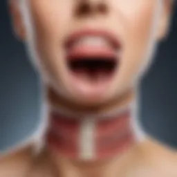 Illustration of three-layer throat structure showcasing its unique features