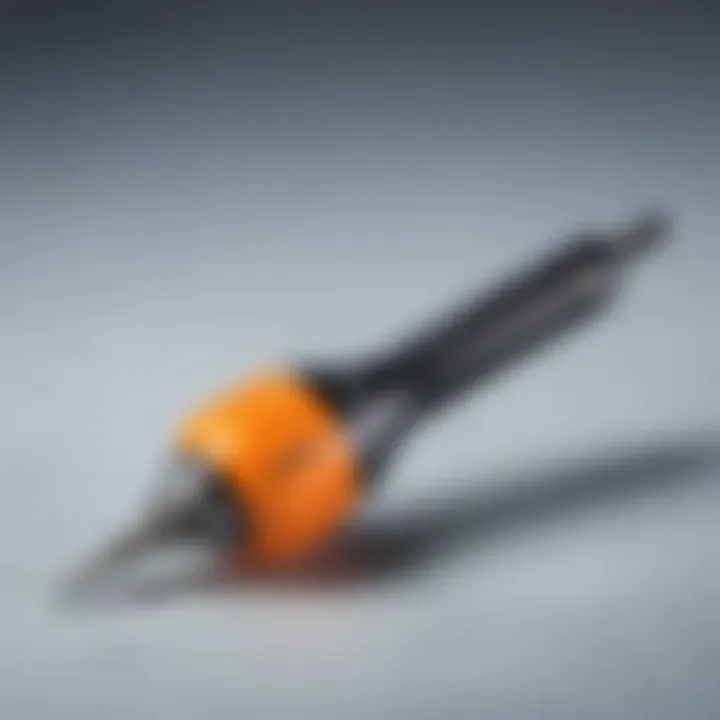 Close-up of a Torx 20 screwdriver showcasing its unique head design