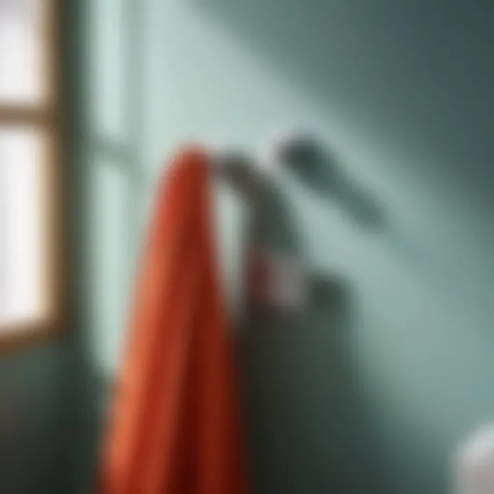 Towel clips in a bathroom setting showcasing their utility