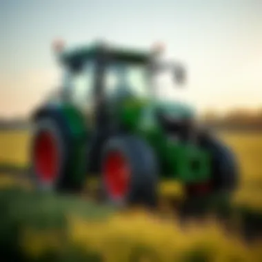 Eco-friendly features of tractors emphasizing sustainability