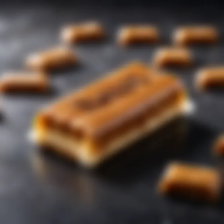 Twix salted caramel bar in a vibrant setting symbolizing contemporary snacking culture