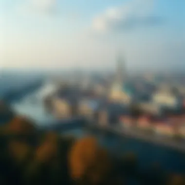 A panoramic view of Tyumen showcasing its unique architecture and vibrant culture