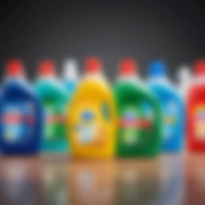 A visual comparison of dishwashing detergent prices across different purchasing platforms.