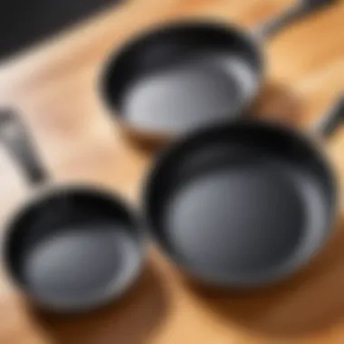 Frying pans designed for various cooking styles