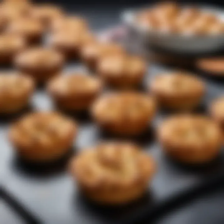 Baking mat in use with freshly baked goods