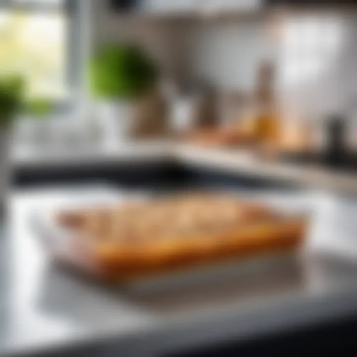 Luminarc baking dish in a modern kitchen setting