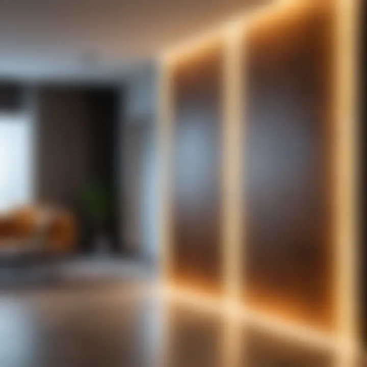 Unique applications of luminous wall panels