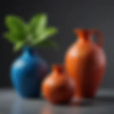 Unique styles of vases in Minecraft